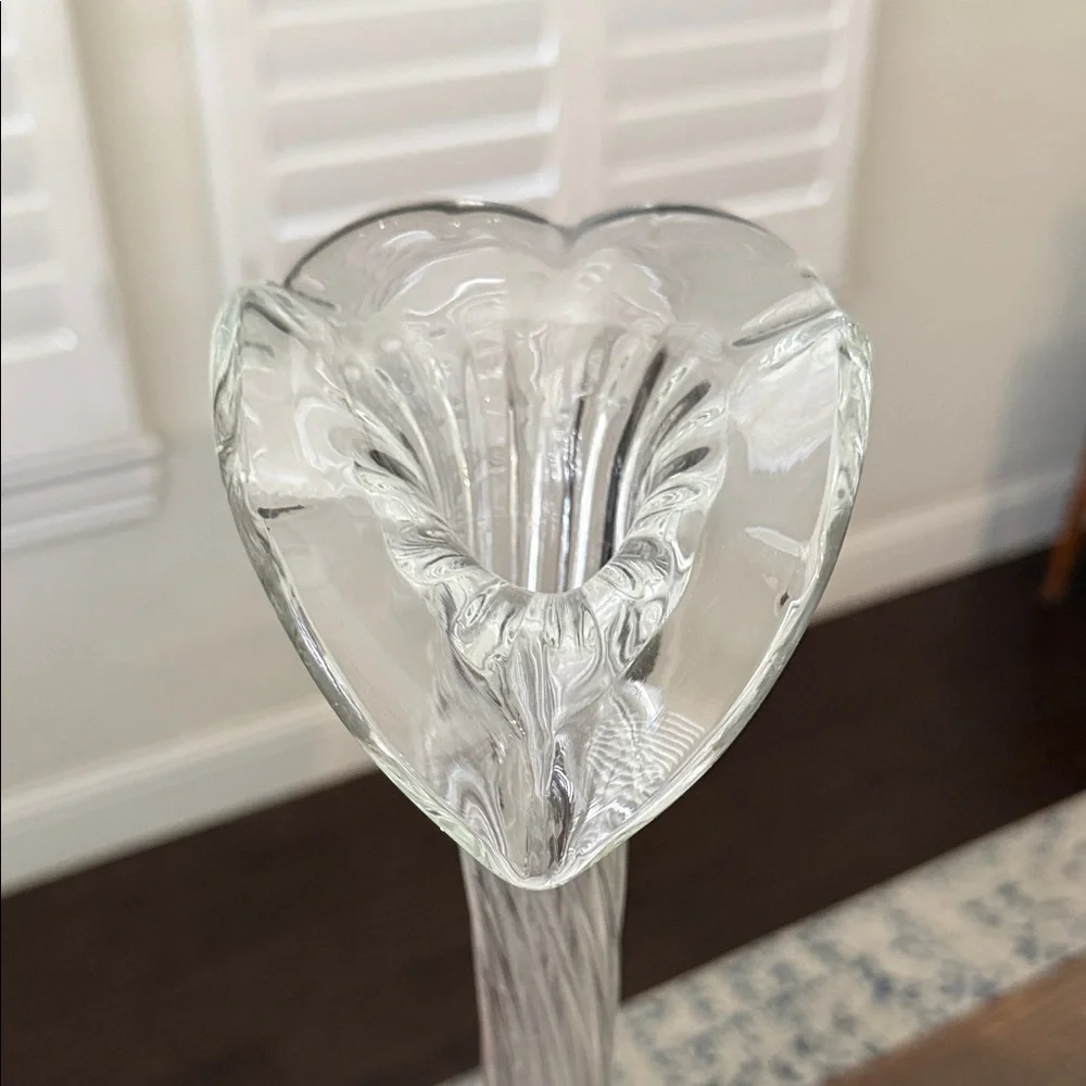 Elegant Clear Glass Vase for Home Decor